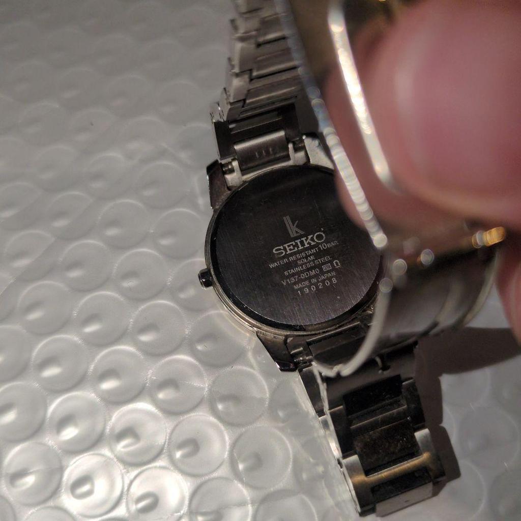 Б/у корпус часов SEIKO LUKIA на солнечной батарее