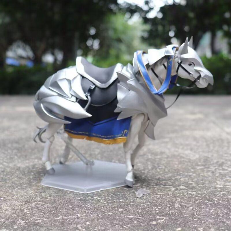 Figma568 DX FGO Артория Белый Лансер 2.0 Супер-подвижная броня Фигурка лошади