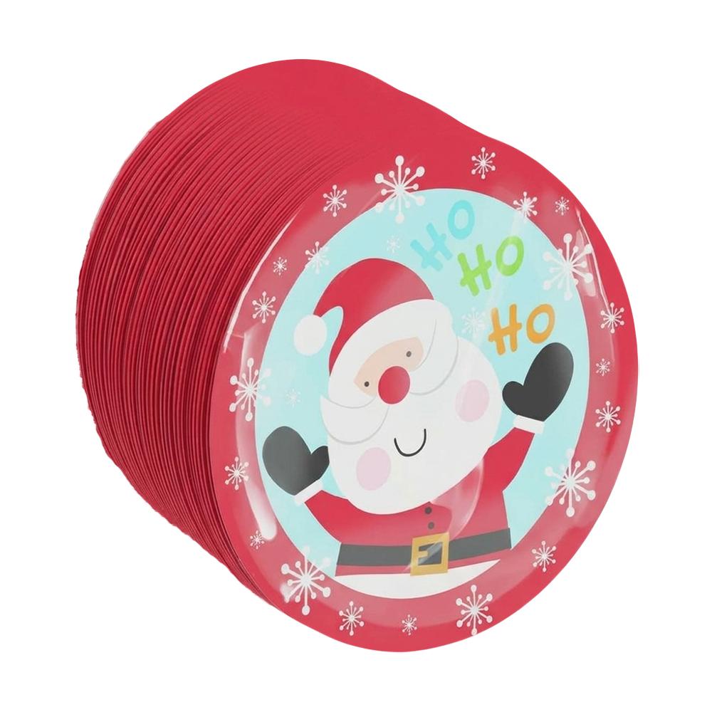 Giftmaker Santa Claus Christmas Disposable Plates (Pack of 6)