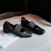 Fashion Retro Single Shoes Women 2025 Spring and Autumn New French Temperament Mary Jane Leather Shoes