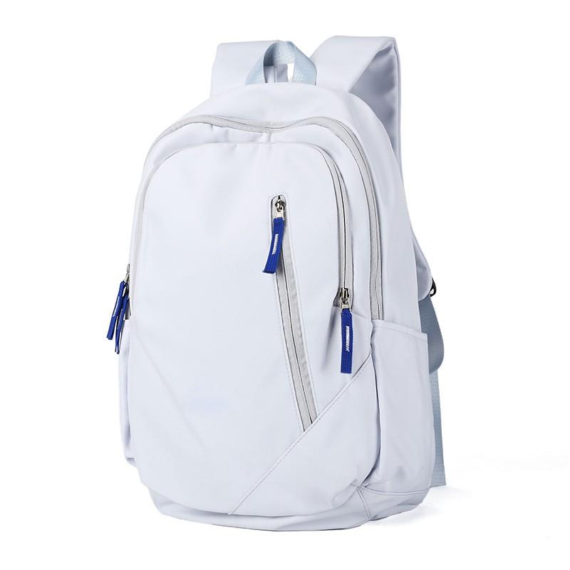 Large Capacity Nylon Backpack Students Teens College Kids 16 Inch Laptop Bag Urban Minimalist Style