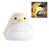 Мультяшный милый птичий ночник будильник силиконовый сенсорный USB светодиодный ночник для детей малышей