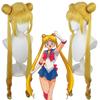 Парик для косплея Sailor Moon, модный длинный прямой парик для женщин