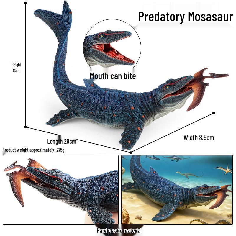 Dinosaur Model Set: T. Rex, Spinosaurus, Mosasaurus, Stegosaurus, Triceratops Cognitive Toys