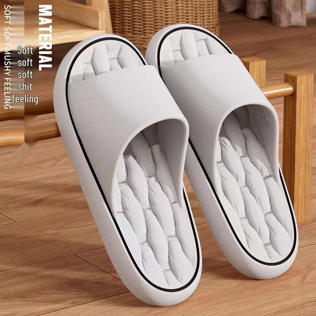 Мужские нескользящие домашние тапочки 2024 - Крутые комнатные тапочки для ванной, надеваемые одним движением, с дезодорирующим эффектом