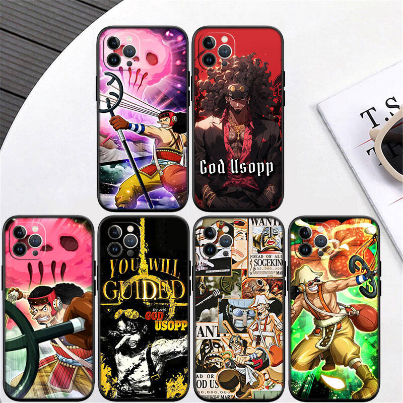 MH116 One Piece GOD Usopp New Shell Phone Case for Xiaomi Poco F5 F6 C40 C65 C55 C50 C51 M7 X7 C75 M6 C71 F7 C85 F8 Pro Ultra