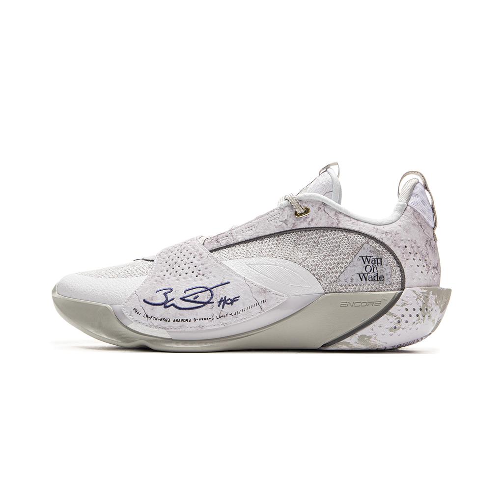 Li Ning Wade All City 13ENCORE Низкие Баскетбольные Кроссовки Мужские Бело-Серые ABAV043-3
