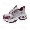 Fashion Platform Sneakers Autumn Women's Height Increasie Non Slip Vulcanized Shoes Comfortable Fashion Lace Up Comfortable Casual Shoes