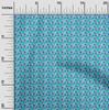 Cotton Flex Blue Fabric Triangle Geometric Fabric For Sewing Printed Craft Fabric By The Yard 40 Inch