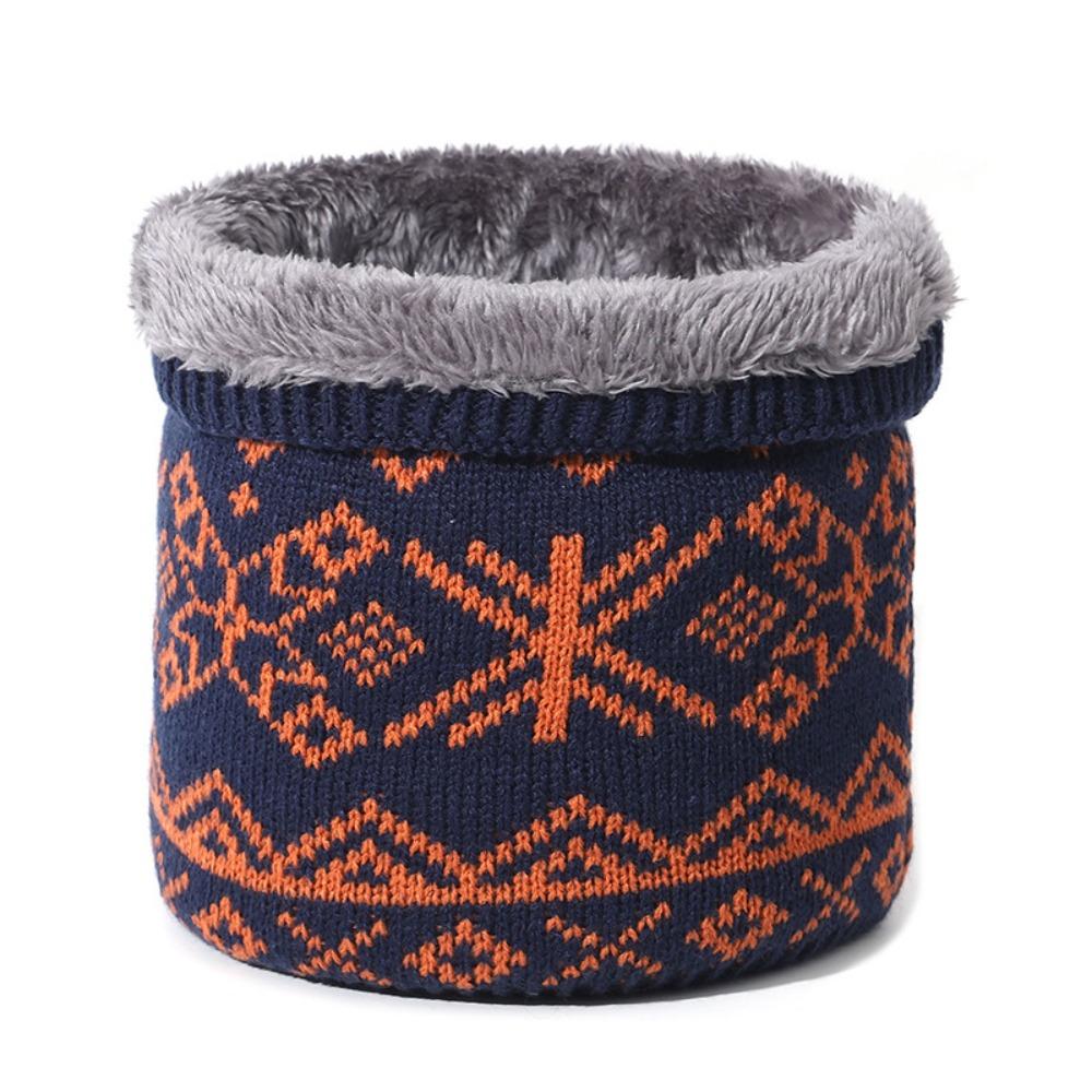 Plush Neck Warmer Thickened Lining Sport Scarf Fashion Pullover Cap