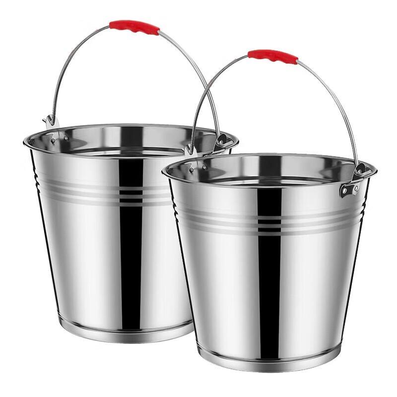 Hesdige Портативное ведро для хранения и мытья из нержавеющей стали