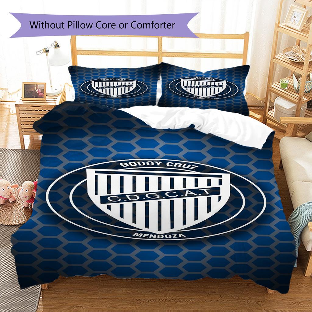 Godoy Cruz Pattern Bedding Set Quilt Cover Pillowcase Home Decor Gift (1 * duvet cover + 2 * pillowcase, without core)