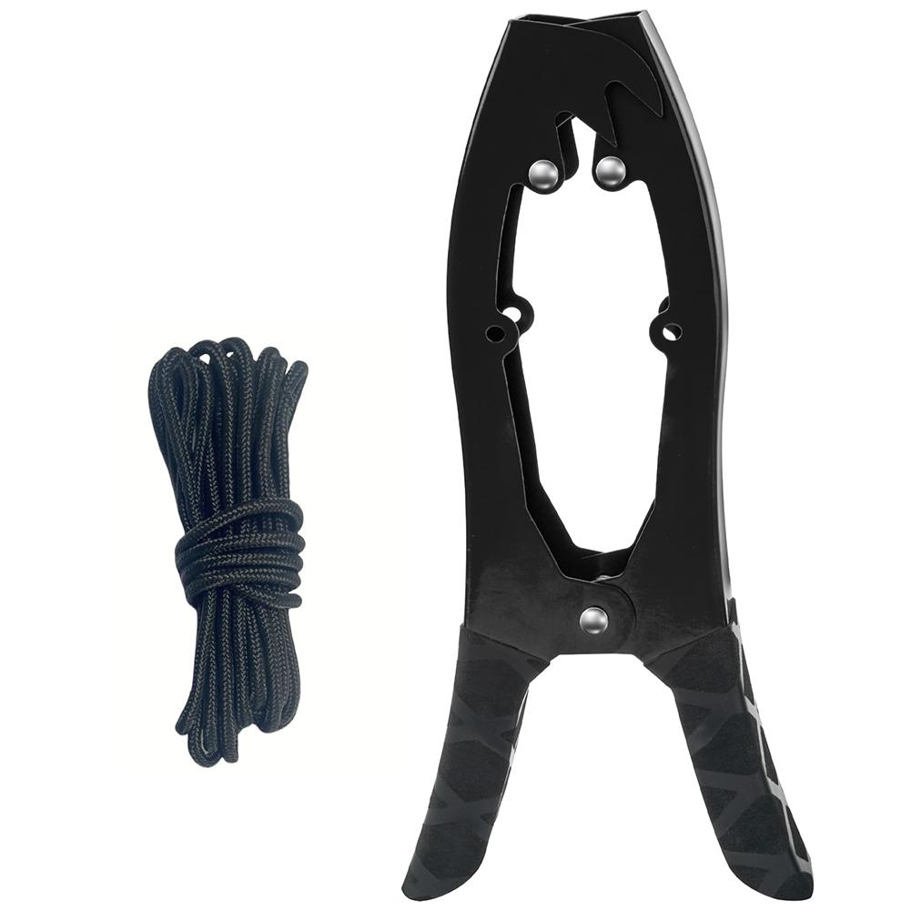 Canoe Anchor Grip with Paracord Brush Clamp Anchor Kayaks Anchor Grip for Fishing Boating and Camping