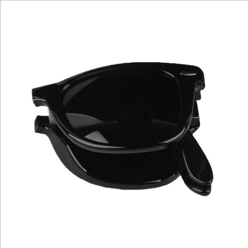 Vintage Folding Sunglasses Men Brand Designer Eyewear Women's Fold Fashion Square Portable Outdoor Sport Sun Glasses Male