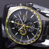 Seiko Часы Solar Chronograph Overseas Модель SSC723P1 [Seiko] Черный/Желтый Мужские [Реимпортированный продукт]