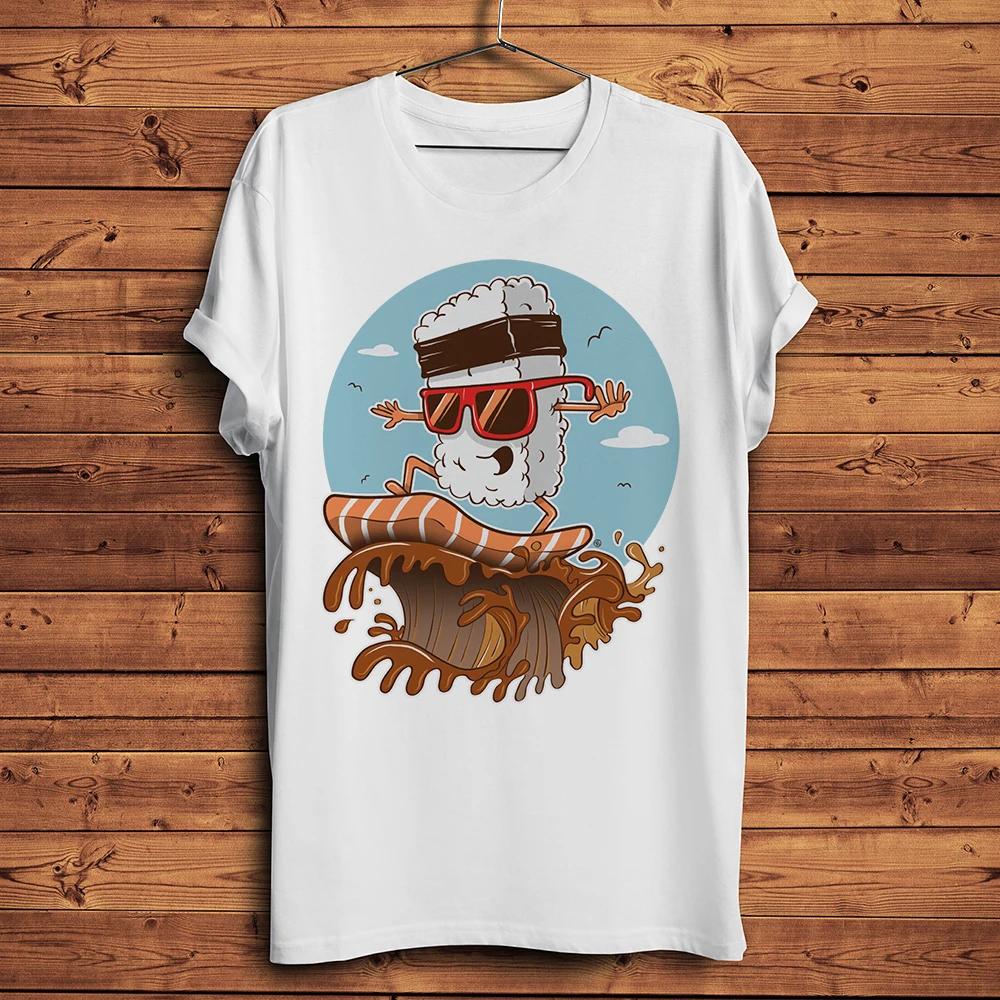 Nigiri Sushi Surfer Zushi Funny Anime T Shirt,O-neck Casual Short Sleeve Tshirt,Unisex Streetwe