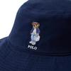 Polo Ralph Lauren Женская хлопковая панама с изображением медвежонка Поло