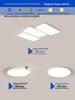Modern Designer Piano Key Ceiling Light for Living Room - Full Spectrum Eye Protection