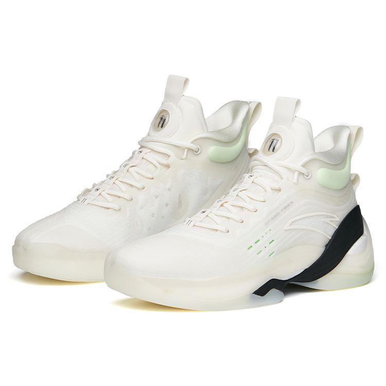 Anta KT7 White High-Top Basketball Shoes Men Sneakers 112141101-2