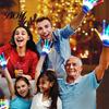 Colorful LED Gloves for Festivals Light Up with 6 Flashing Modes, Rave Christmas Glowing Costume Glow Halloween Party, Concert Festival Accessories