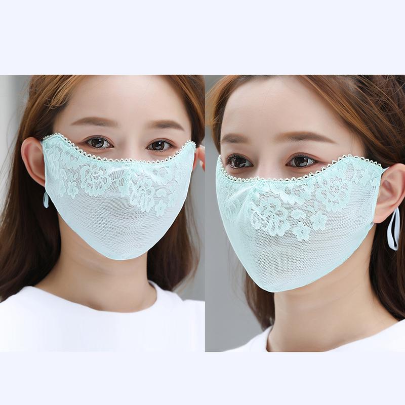 Сладкий цветок солнцезащитный тонкая кружевная маска на открытом воздухе солнцезащитный козырек для женщин однотонный солнцезащитный чехол для лица защита от ультрафиолета регулируемая маска