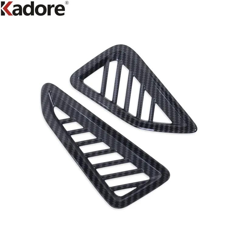 Car Front Upper Air Condition Vent Outlet Cover Trim For Toyota Corolla Cross - 2024 Carbon Fiber Interior Accessories