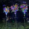2024 Solar Spider Lily Butterfly Lights: Outdoor Christmas Decoration for Courtyard and Lawn