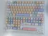 Xiaomi 132 Keys Green 5 Sides Dye Sublimation PBT Keycaps Cute MOA Profile Keycaps for Cherry Gateron MX Switches Mechanical Keyboards