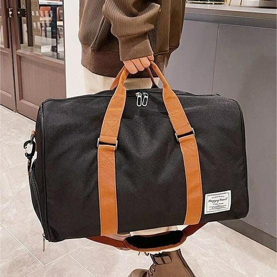 Duffel Bag, Travel Bag, Luggage Bag, Large Capacity, for Business Trips, Lightweight, Can Be Placed On the Handle, Oxford Cloth Bag, Cross-body Style