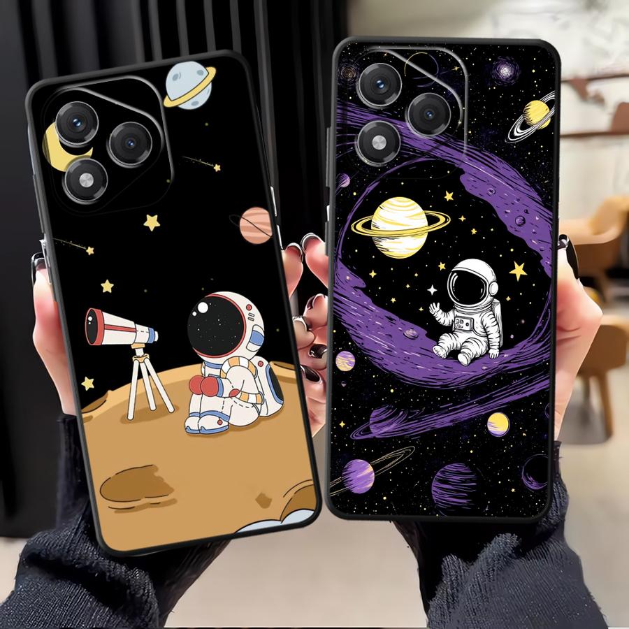 Чехол для Honor X9a X7 90 8X 70 X8 200 400 Lite X5b X6 Magic5Lite Funda Чехол для телефона Мультяшный Астронавт