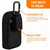 Black MP3 MP4 Storage Bag Cloth Audio Device Case Handy Music Player Sleeve  Outdoor Sport