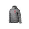 Strike Printed Pattern Hooded Long Sleeve Down Jacket Men Outerwear Grey DA6665-087