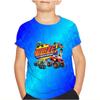 Blaze and the Monster Machines Shorts Sleeve Kids Girl Boys T-shirts Printed Little Girl Top Baby T Shirts Children Toddler Clothes