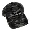 Fashion Hat American camouflage holes do old personalized denim letters RISE baseball cap men and women street tide brand couple cap