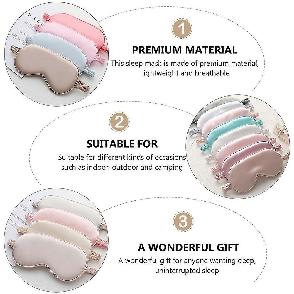 Sleeping Eye Cover Lightweight Breathable Mask for Sleep Use 6Pcs