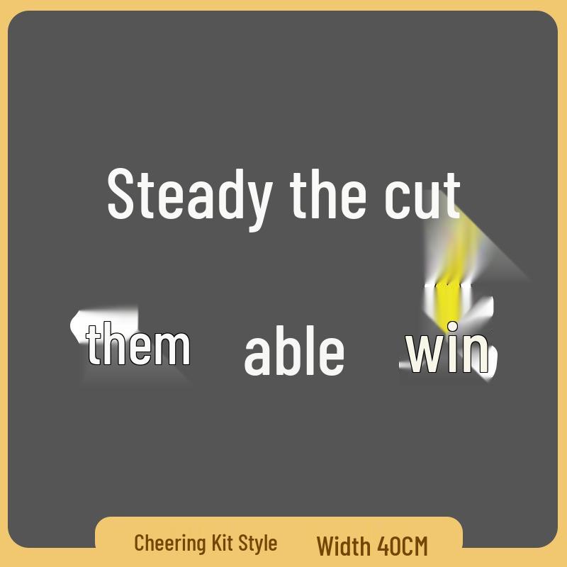 Custom Cheer Signs & Pom-Poms for Sports Events & Team Photos