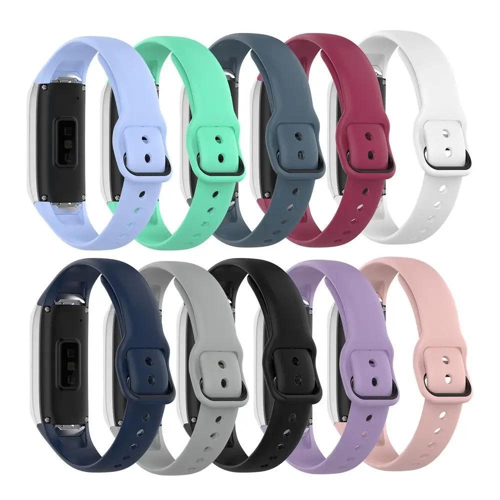 Сменный ремешок для Samsung Galaxy Fit SM-R370, дышащий, мягкий силиконовый, ремешок для часов, ремешок для Galaxy Fit R370