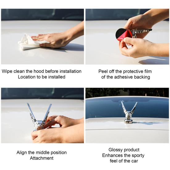 3D Eagle украшение на капот автомобиля самоклеящийся крутой универсальный автомобильный передний капот для грузовика животное украшение автомобильные принадлежности