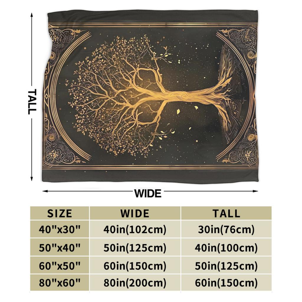 Оригинальное Дерево Л-Лорды Колец Фланелевое Одеяло Мягкие Прочные Покрывала для Спальни Тренд Покрывало Покрывало на Диван