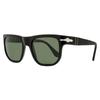 Persol Унисекс Квадратные Солнцезащитные очки Po3306s 95 31 Черные 52мм 95 31
