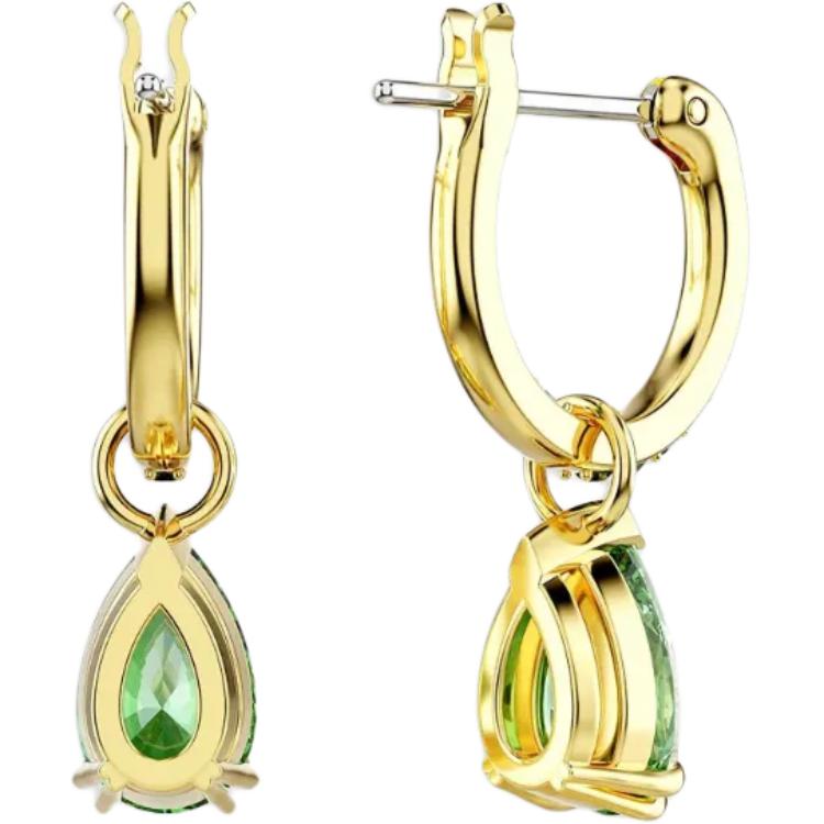 Swarovski Attract Collection Crystal Earrings Unisex earrings Green 5723564