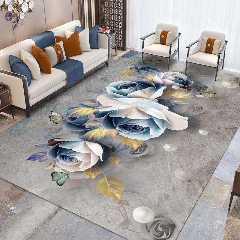 Ковер Гостиная Китайский Стиль Простой Современный Американский Диван Журнальный Столик Спальня Северный Европейский Стиль Полный Магазин Машинная Стирка Бытовой