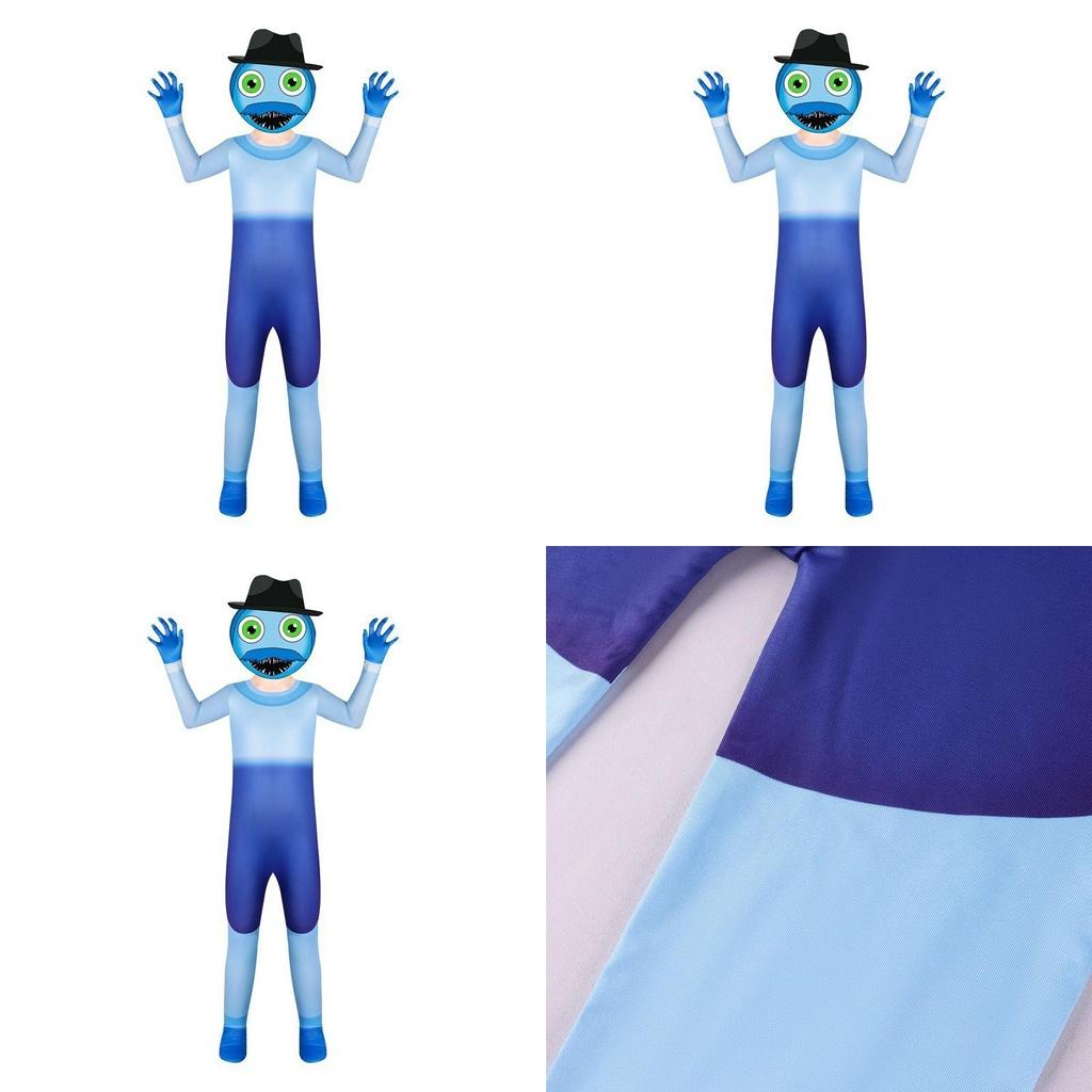 Be The Life Of The Party With These Poppy Playtime Huggy Wuggy Dad Cosplay Jumpsuits And Masks!