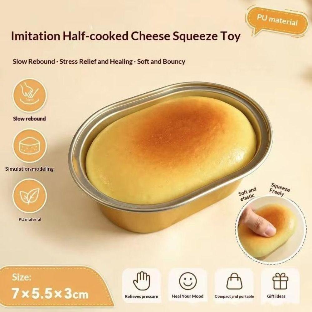 Simulated Bread Squishy Toy Hand Relax Sensory Fidget Ball Children Gift