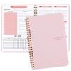 A5 Weekly Planner 52 Week English Daily Notebook Thick Paper Smooth Writing Planner Book for Home School Office