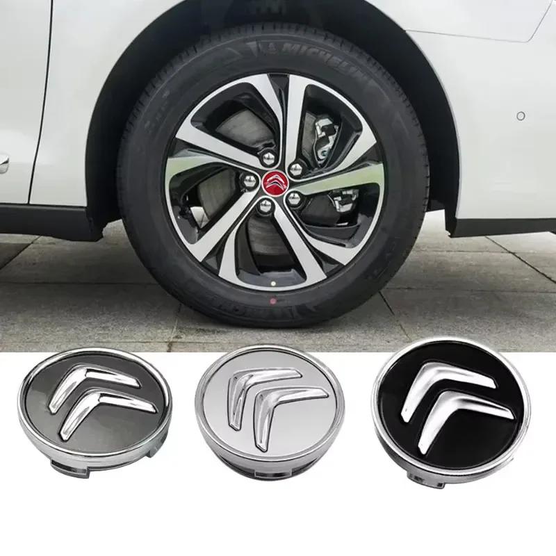 AVP4 4pcs Auto Car Wheel Center Hub Caps Rim Caps Covers emblem For Citroen C5 X AIRCROSS C3 C4 C2 Berlingo Jumper Dispatch ami C4L