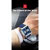 POEDAGAR Luxury Top Man Watch Electronic Square LED Alarm Chronograph Watches Week Date Dual Time Display Quartz Clock