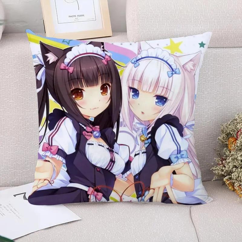 Наволочка NekoPara Наволочки для подушек x Наволочки для подушек для кровати Наволочки для подушек Пилов Кейс Украшение для автомобиля Наволочка