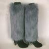 Winter Shop Winter Fashion Women Boot Solid Color Cs Warm Furry Faux Fur Leg Warmers
