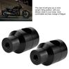 Pair Lift Handlebar Riser 22mm Aluminium Alloy for Motorcycle Modification (Black)